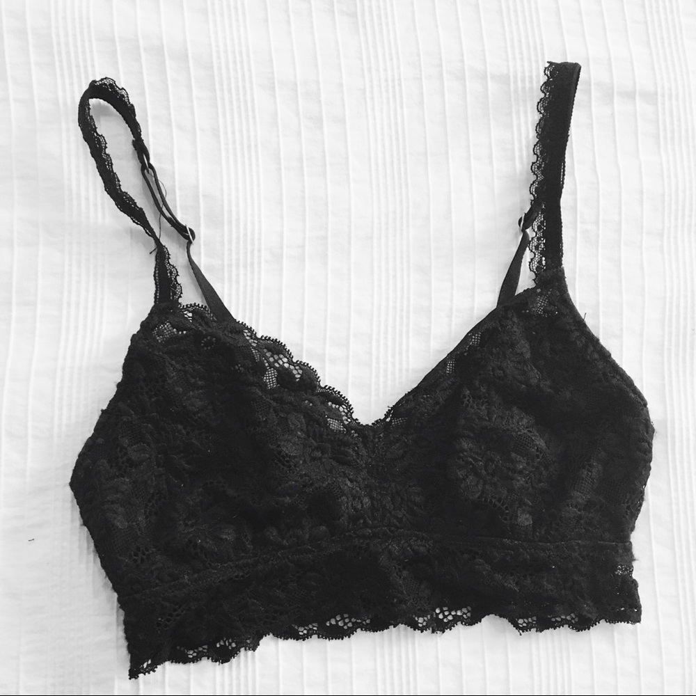 Aerie- Lacy Black Bralette